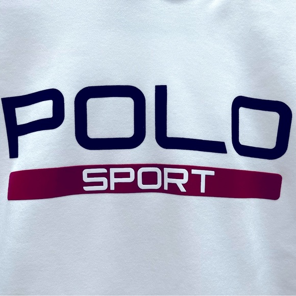Ralph Lauren Polo Sport Hoodie White Size S - Picture 7 of 9
